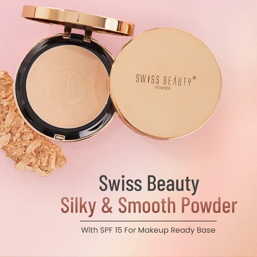 SWISS BEAUTY SILKY & SMOOTH OIL CONTROL FACE POWDER SB-404