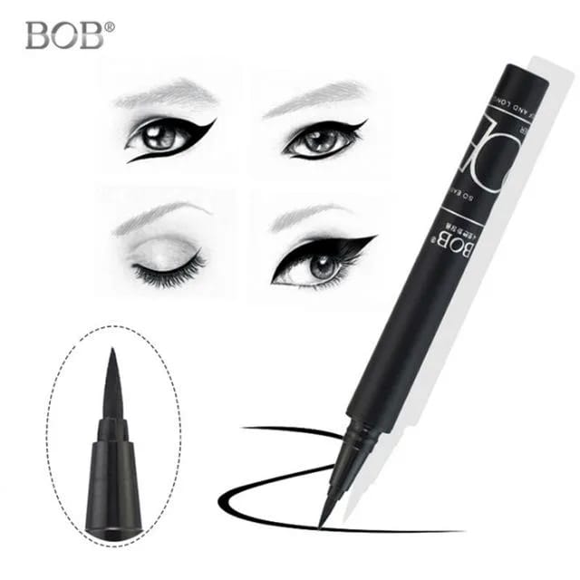 Bob Beauty modeling Eyeliner