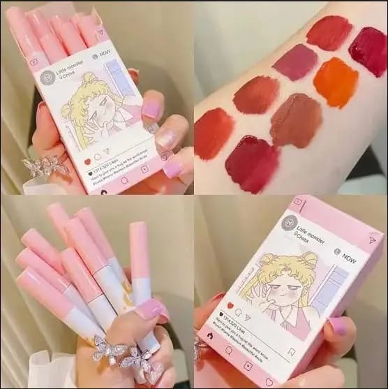 Little Monster Matte Liquid Lipstick Set (8 Pieces)