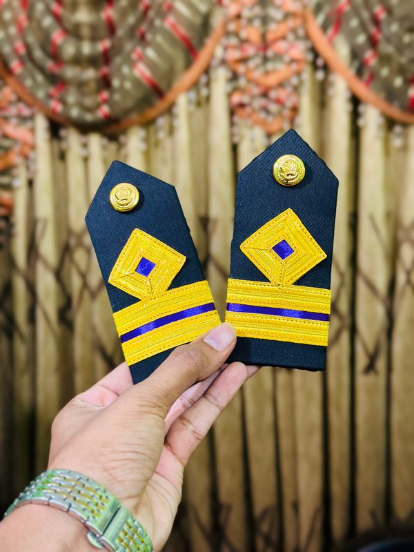 Third Engineer Button Epaulettes