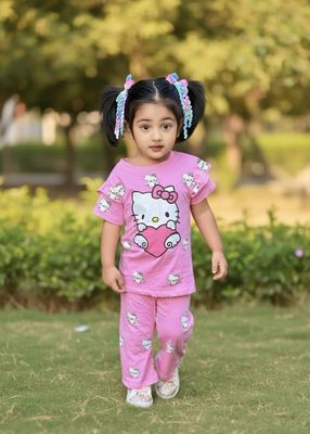 Half Sleeve T-shirt and Pant Set_img_0