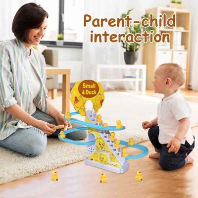 Electric Small Duck Climbing Stairs Toy_img_1