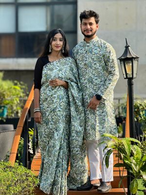Sharee Panjabi Couple Dress_img_2