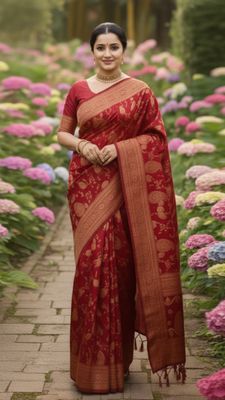 Japani Silk Sharee with Blouse Piece_img_2