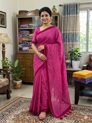 Embroidery Premium Half Silk Sharee_img_9