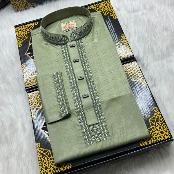 Embroidery Cotton Panjabi