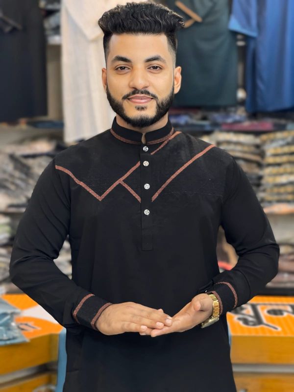 Sequence Embroidery Panjabi