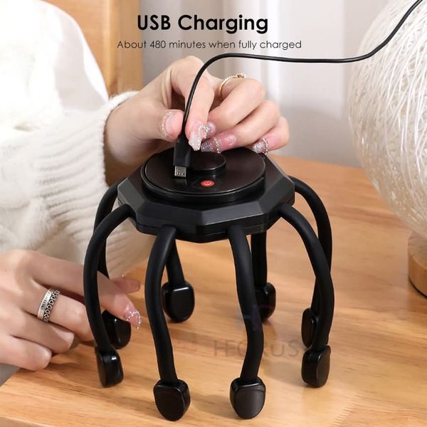 Octopus Head Massager – মাথার ক্লান্তি দূর করার জাদুকরী টুল - Image 1