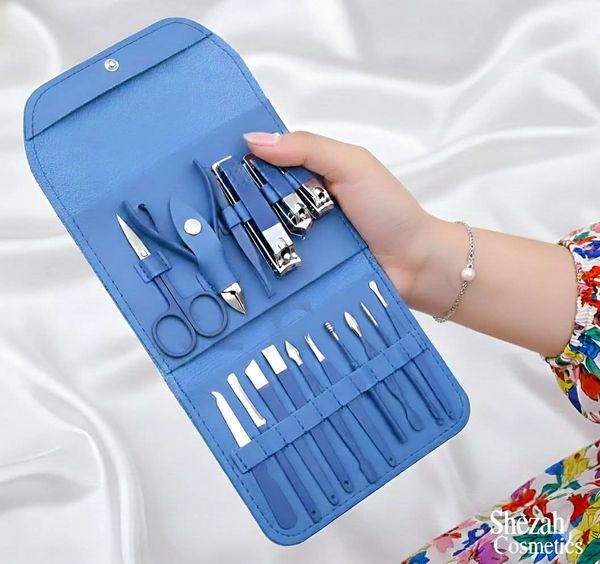16 পিস প্রিমিয়াম মেনিকিউর & পেডিকিউর সেট🎁 ফ্রি: নেইল সাইনার (স্টক থাকা পর্যন্ত) - Image 4