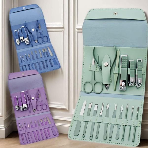 16 পিস প্রিমিয়াম মেনিকিউর & পেডিকিউর সেট🎁 ফ্রি: নেইল সাইনার (স্টক থাকা পর্যন্ত) - Image 5