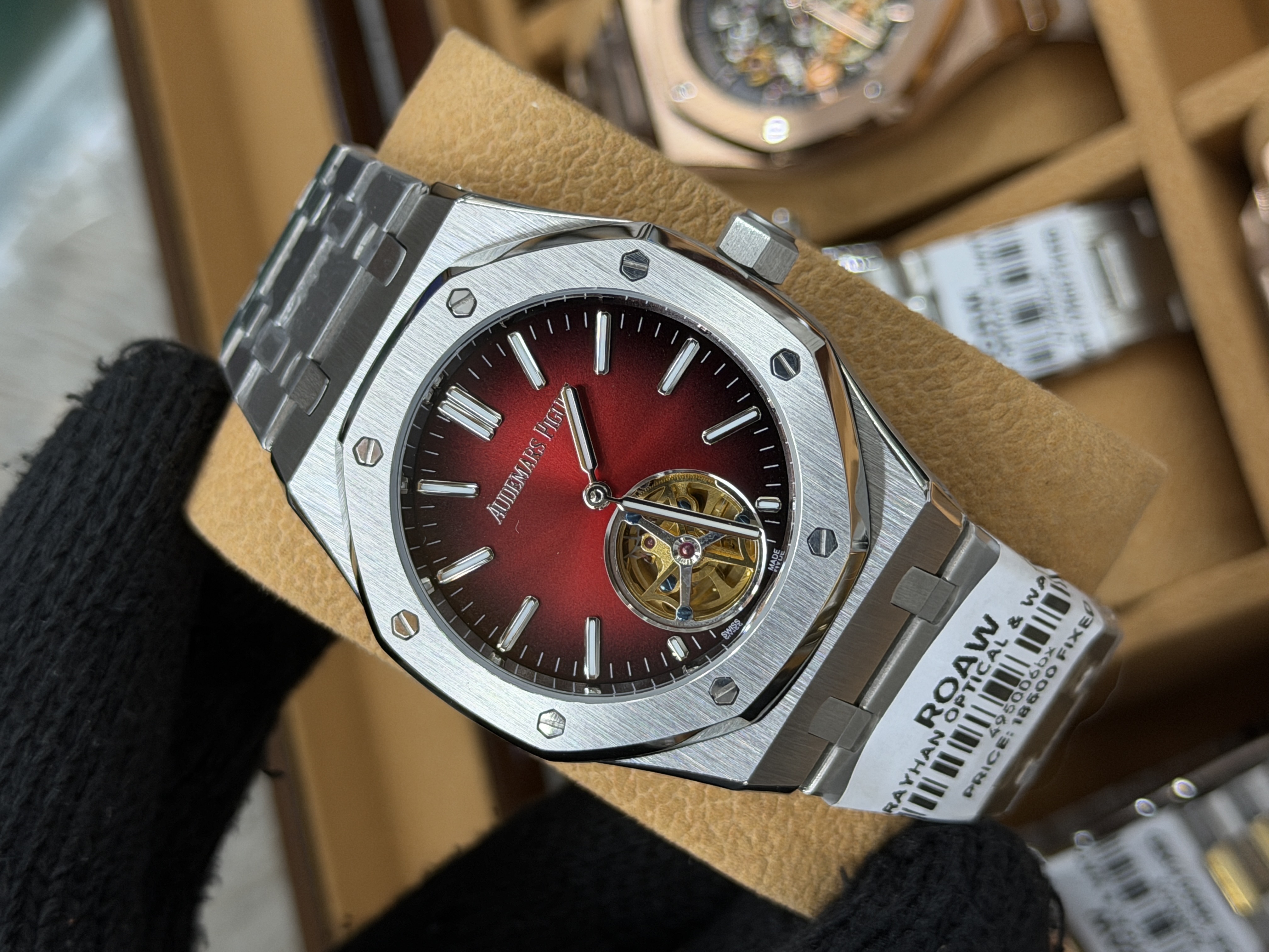 Audemars Piguet Royal Oak flying Tourbillion  Red dail (master grade)_img_1