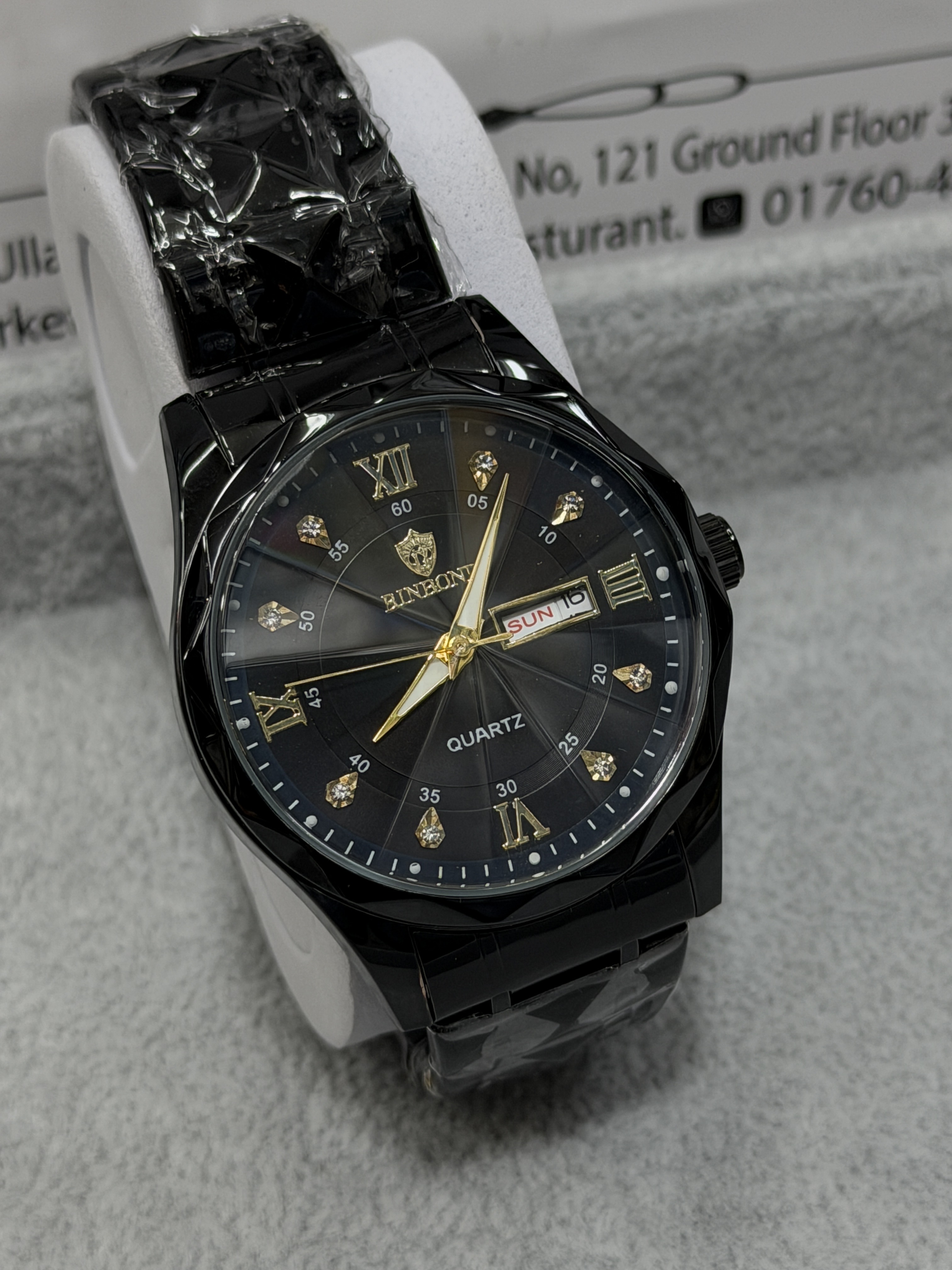 Bindbond daimond glass watch_img_1