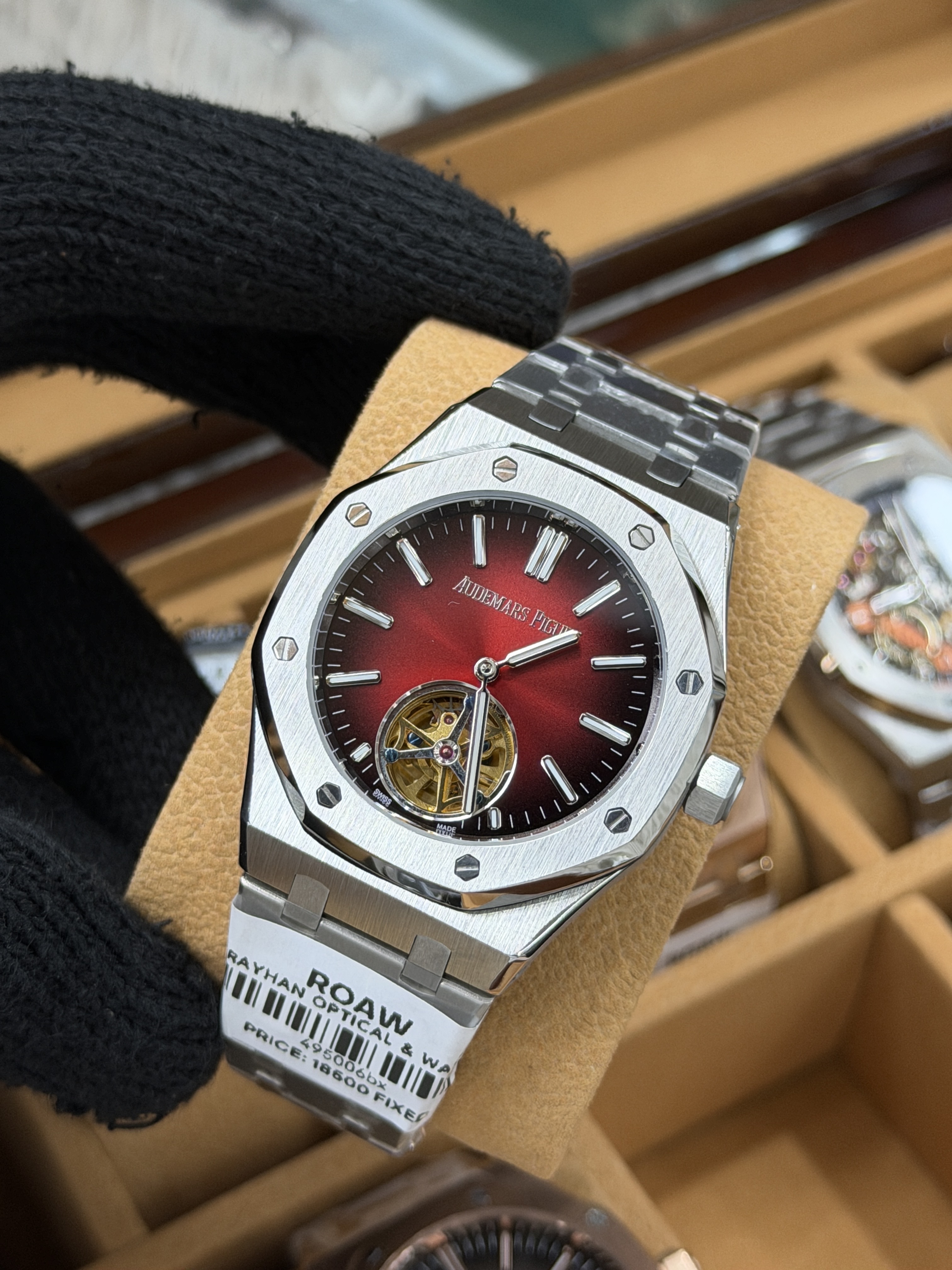 Audemars Piguet Royal Oak flying Tourbillion  Red dail (master grade)_img_4