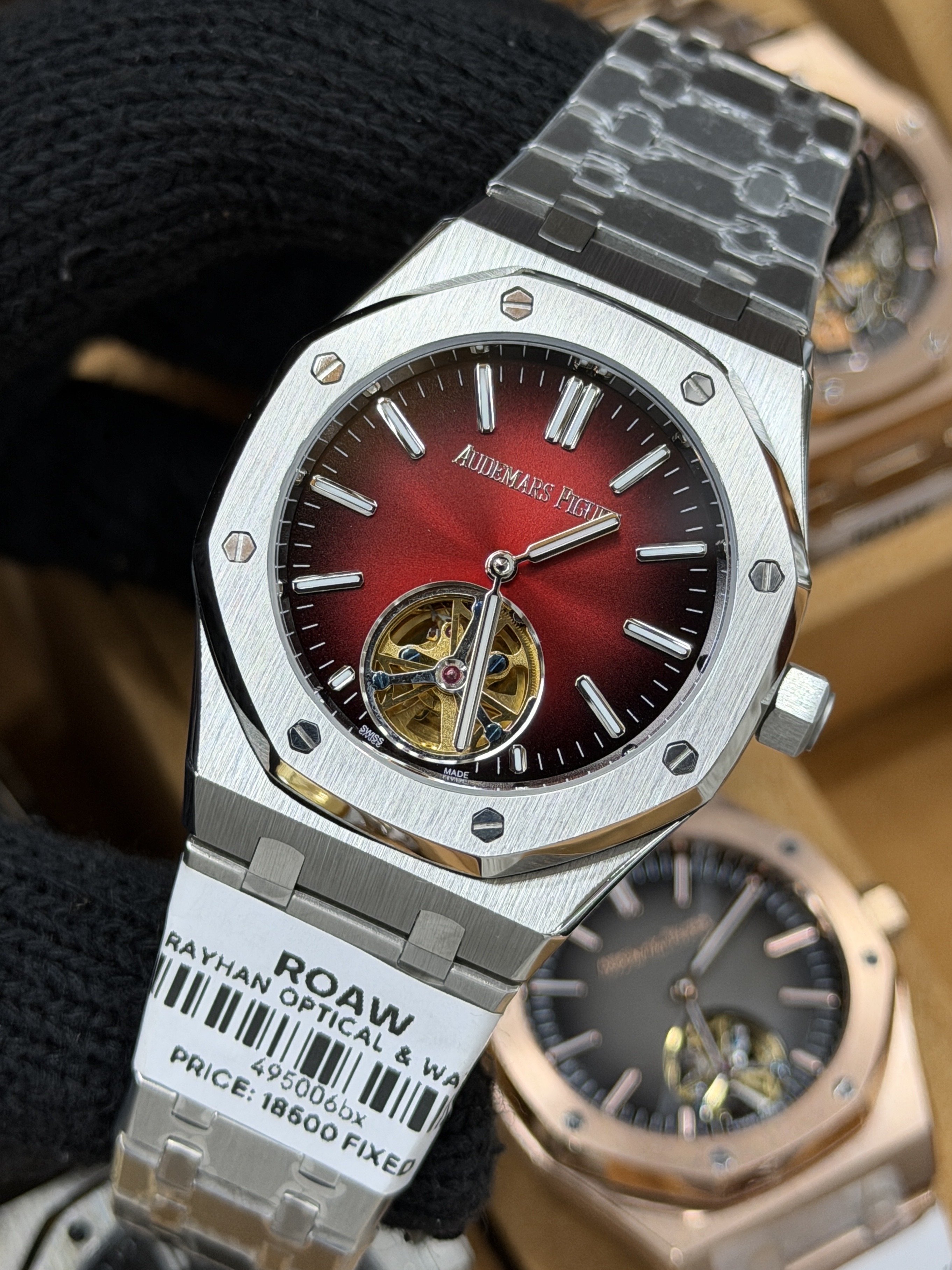 Audemars Piguet Royal Oak flying Tourbillion  Red dail (master grade)