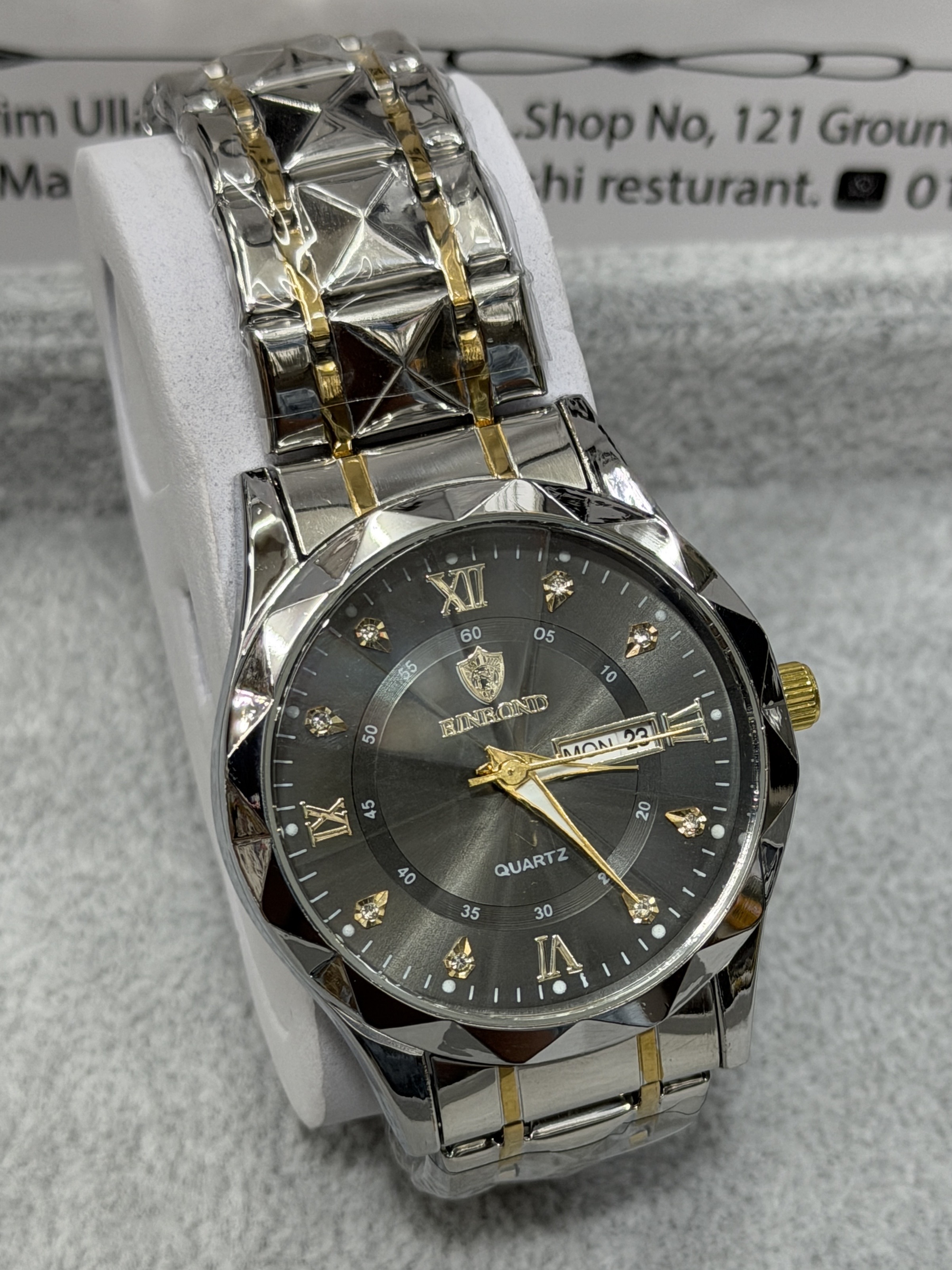 Bindbond daimond glass watch_img_2