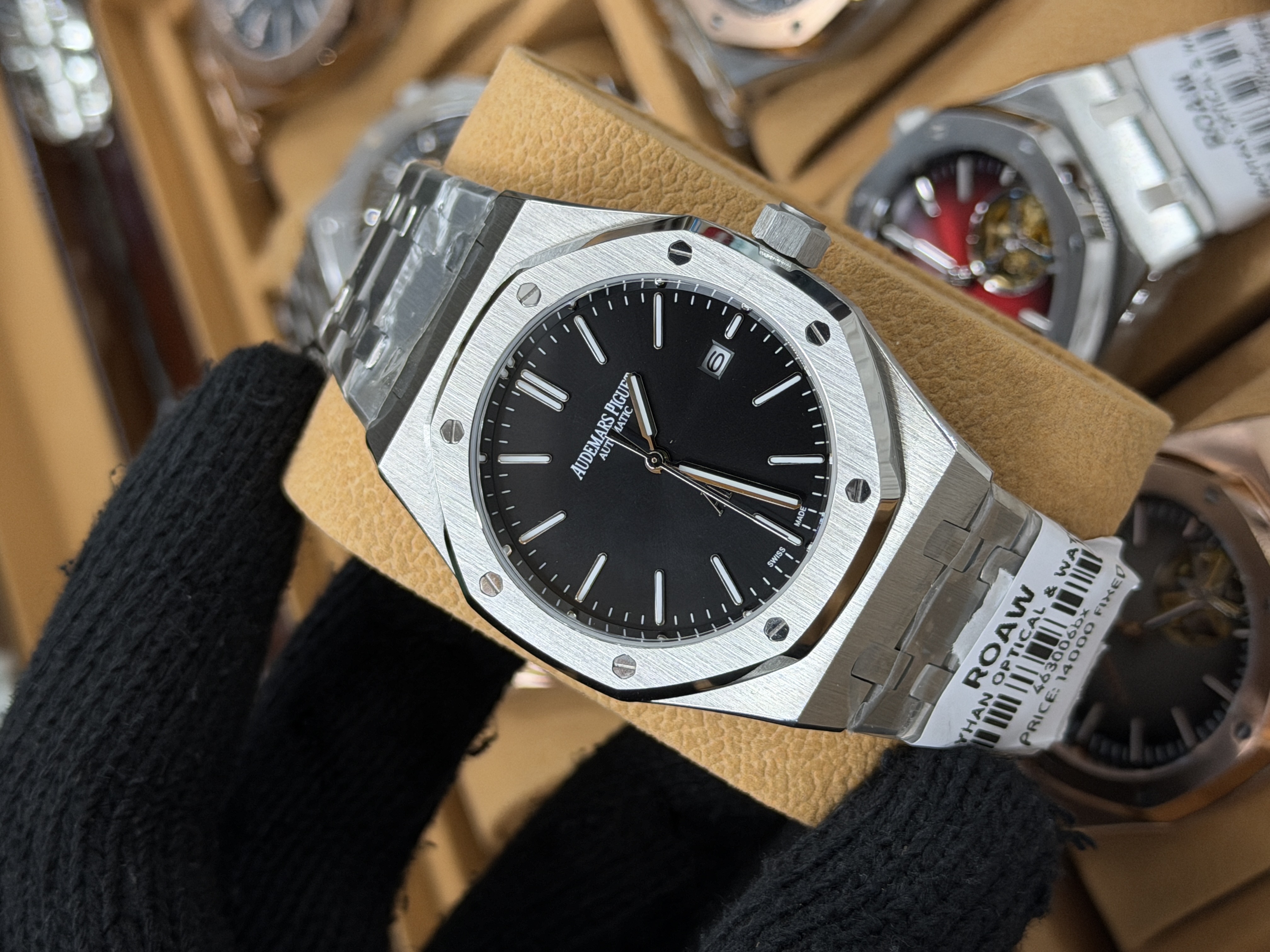 Audemars Piguet Royal Oak Automatic Black dial (AAA)_img_2