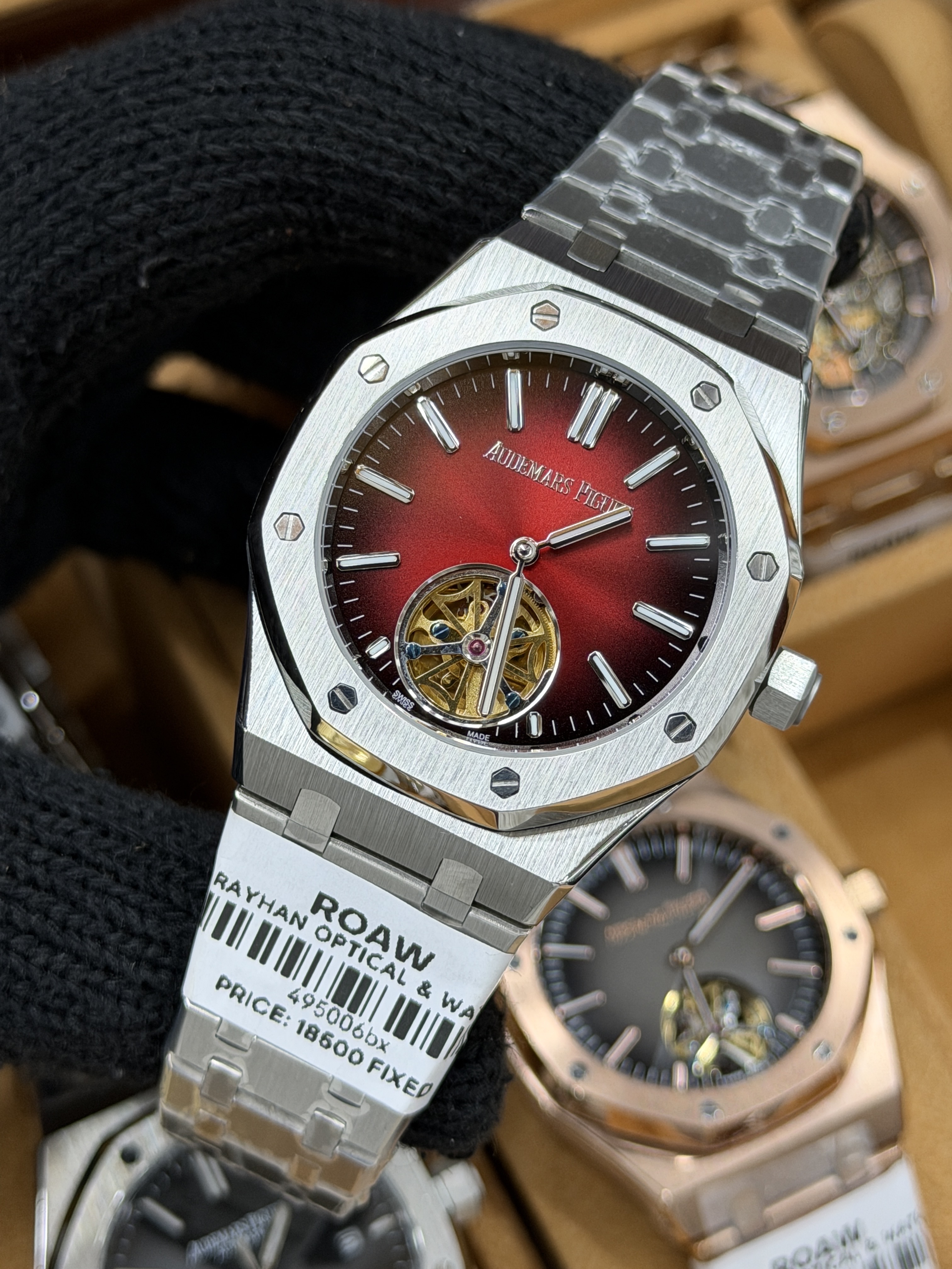 Audemars Piguet Royal Oak flying Tourbillion  Red dail (master grade)_img_3