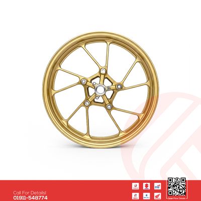 Alloy Rim (Front-Golden) for Yamaha FZS V3, FZX, R15 V3, R15 V4 & R15M, MT15 V1, MT15 V2 bike._img_0