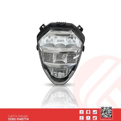 Headlight Assy for Suzuki Gixxer (New Model) bike.