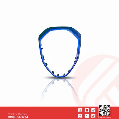 Headlight Housing Cover (Blue) for Suzuki Gixxer (New Model) bike._img_0