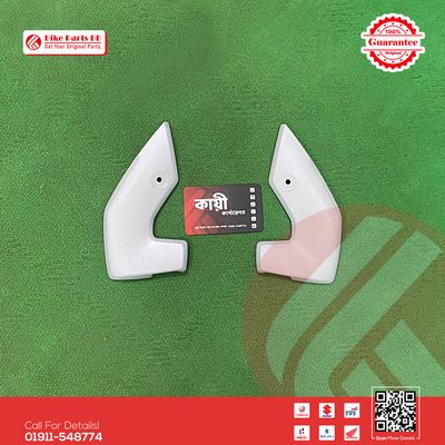 Headlight Kan (Ice Fluo-Vermillion Color) for Yamaha FZS V4 bike._img_1