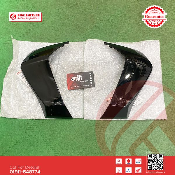 Air Guide Kan (Glossy Black) for Yamaha MT15 V1 & MT15 V2 bike.