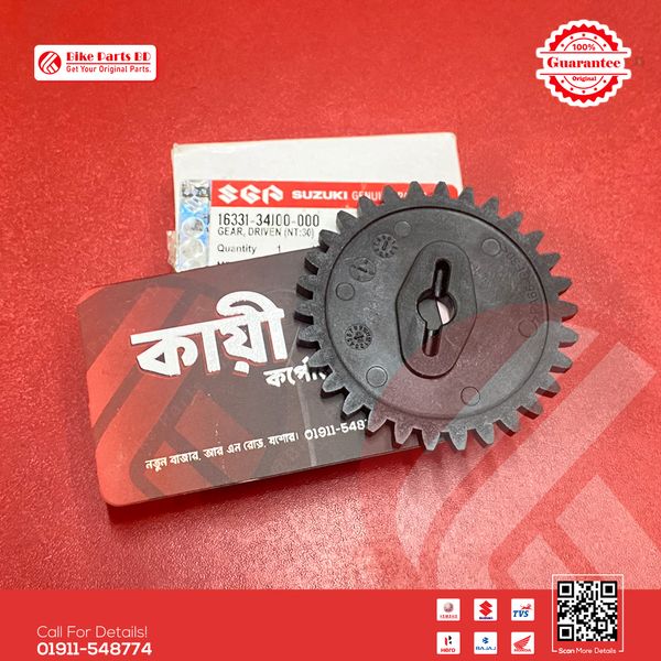 Oil Pump Penium (Gear Driven, NT:30) for Suzuki Gixxer & Gixxer SF (Old & New Model) bike.