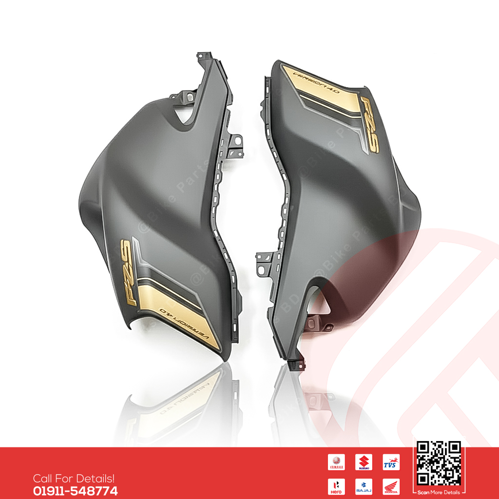 Tanky Box for Yamaha FZS V4 (Matte Black Dlx) bike._img_0