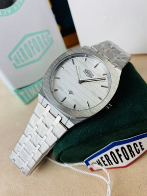 Hero force || White dial silver chain_img_1