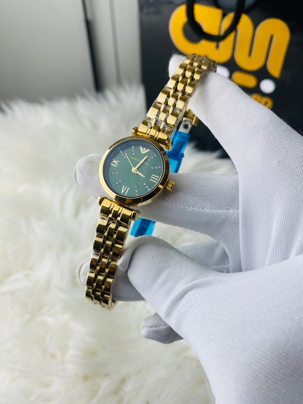 Armani girls watch || Uper Dial Green