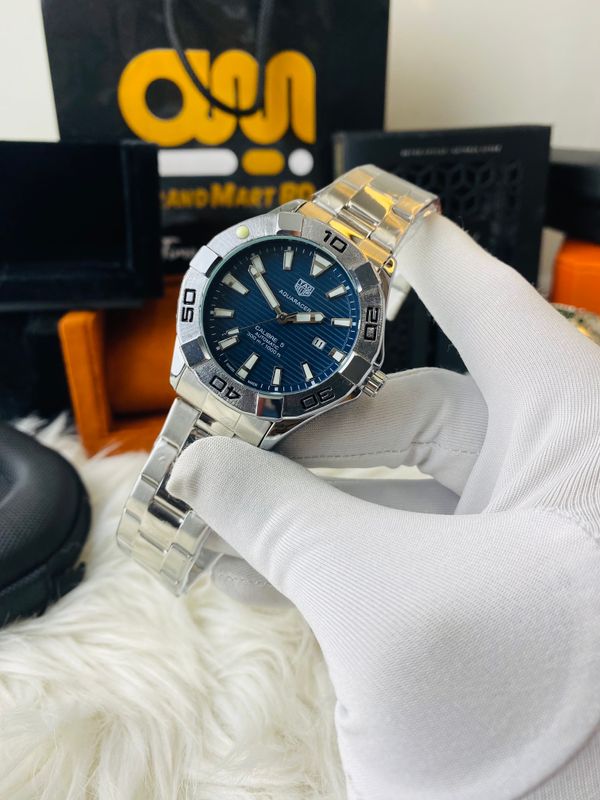TAG Heuer Aquaracer watch || Blue dial