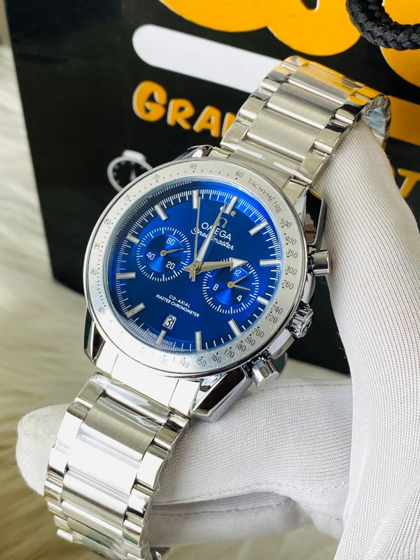 Omega speed master || Blue Dial chain