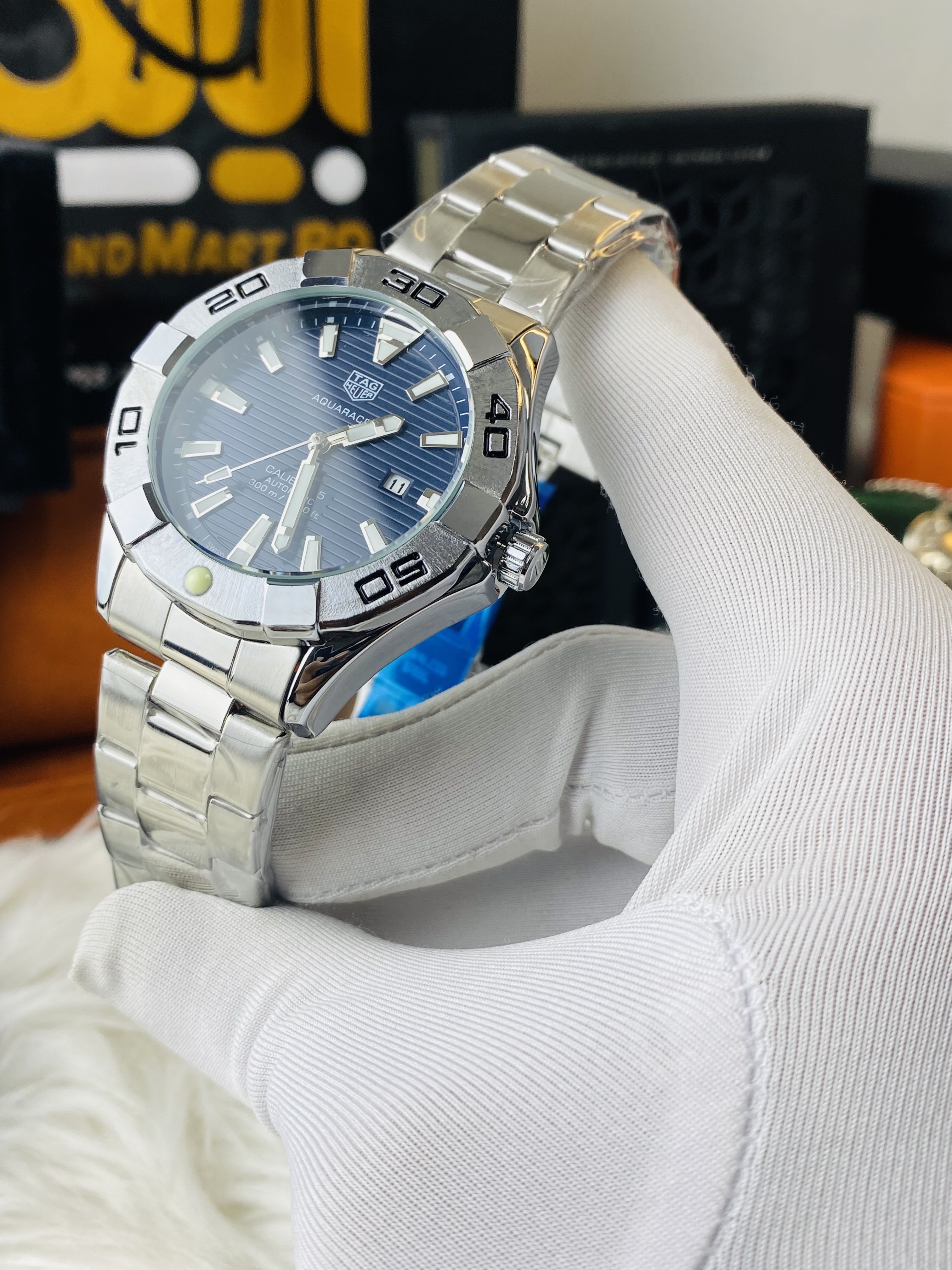 TAG Heuer Aquaracer watch || Blue dial_img_1