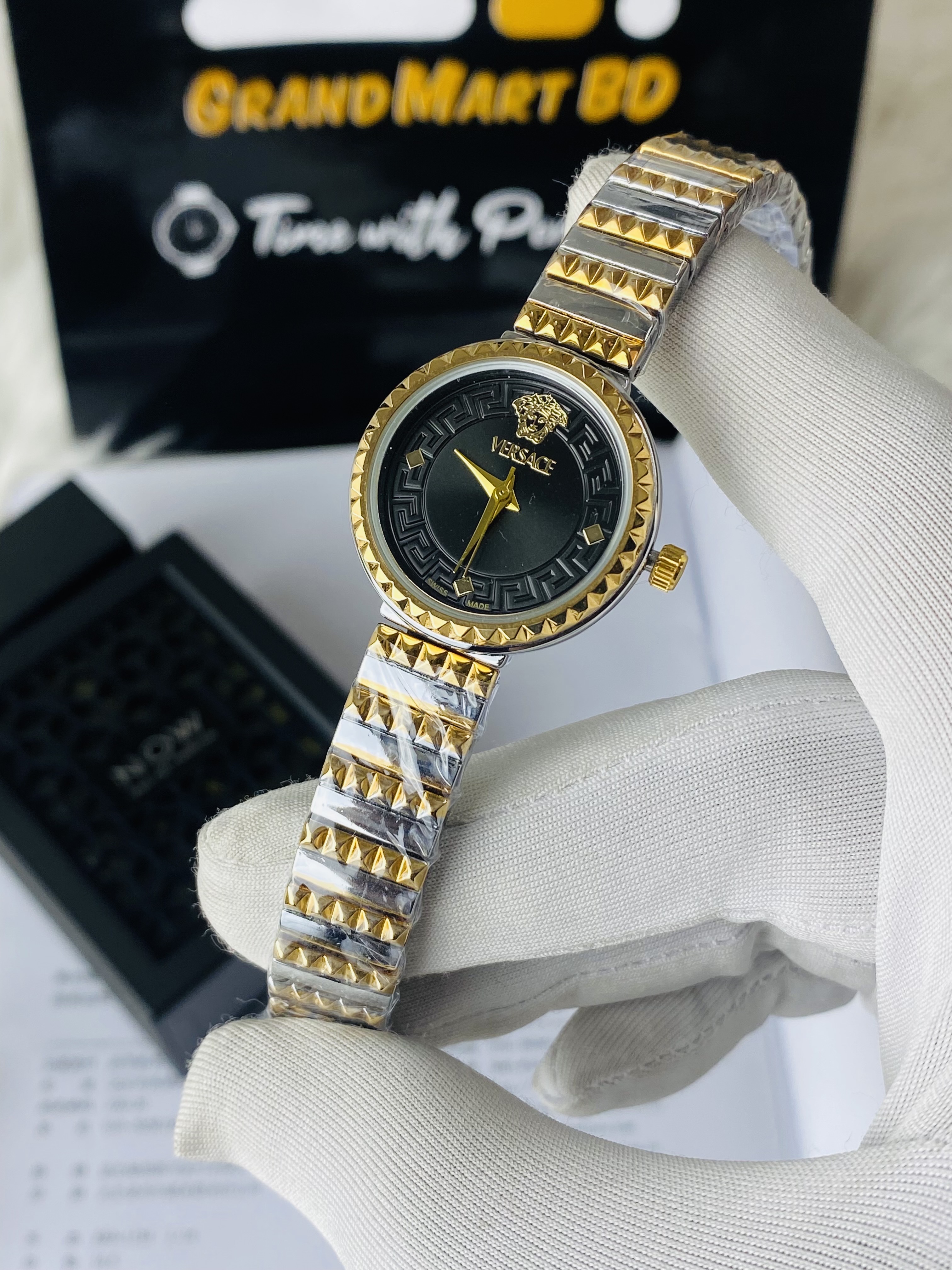 Versace || Uper Dial Black