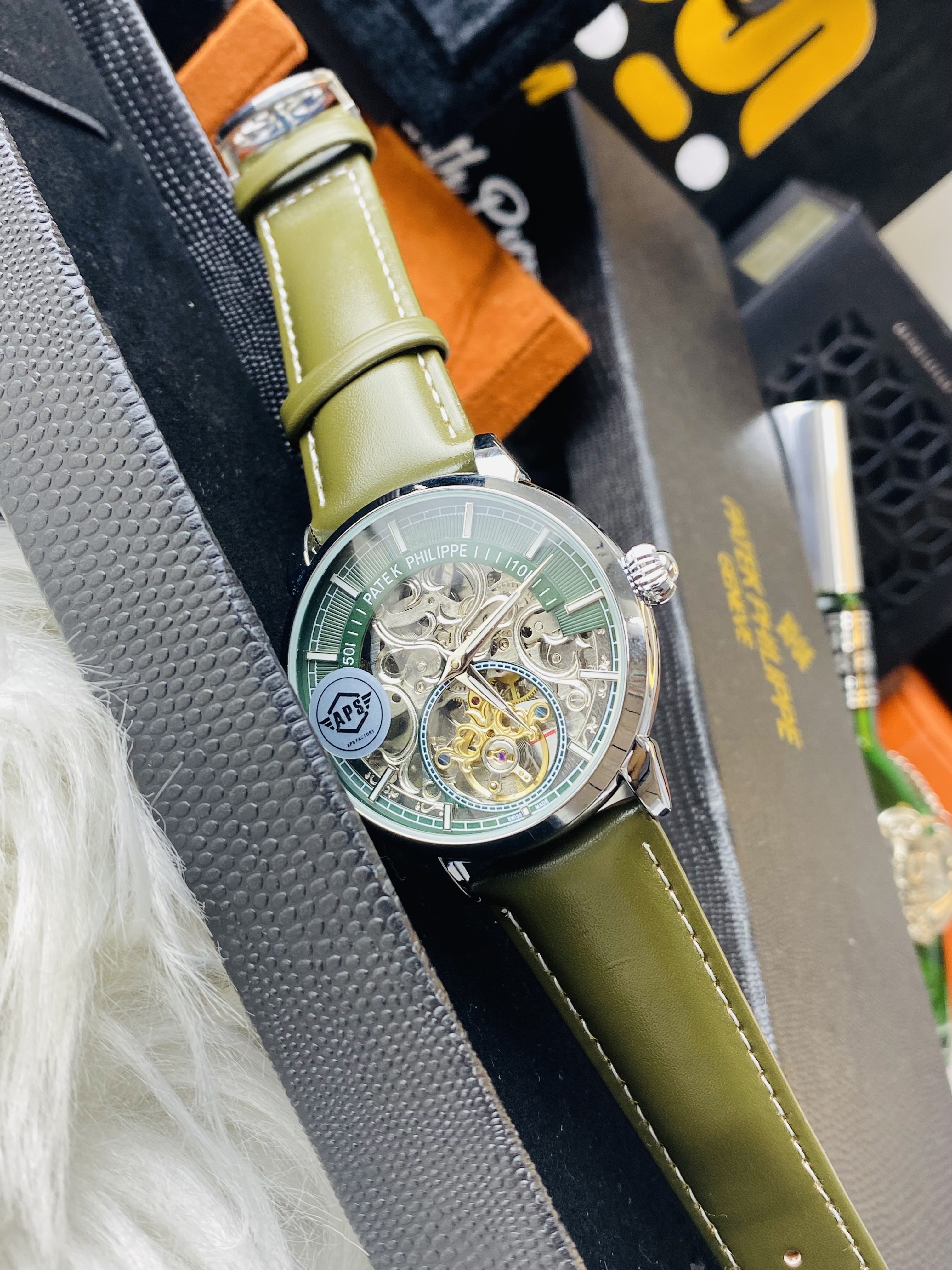 APS Patek Philippe Skeleton Automatic Watch