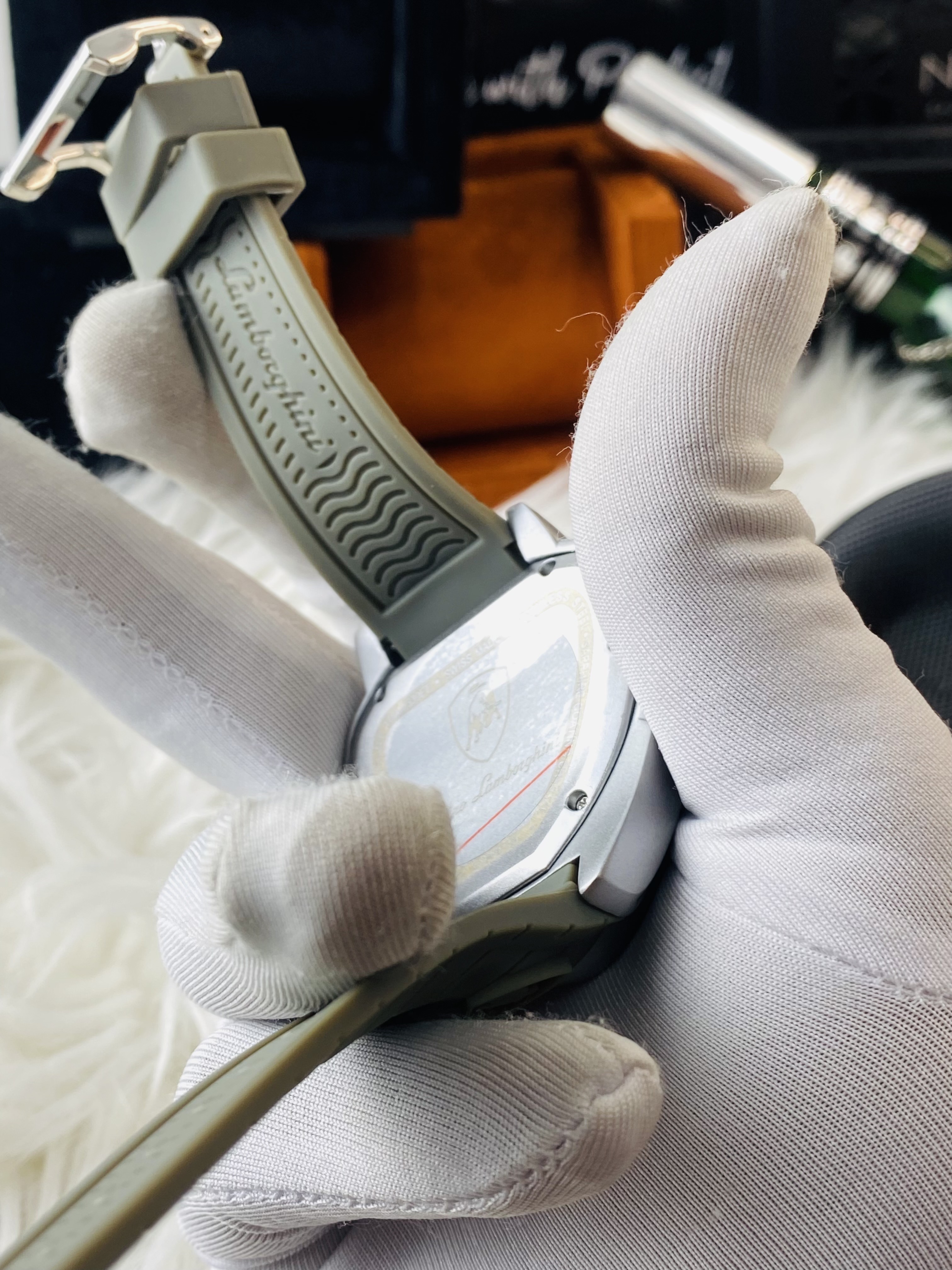 Lamborghini Active Chronograph ||Ash  Strap_img_1