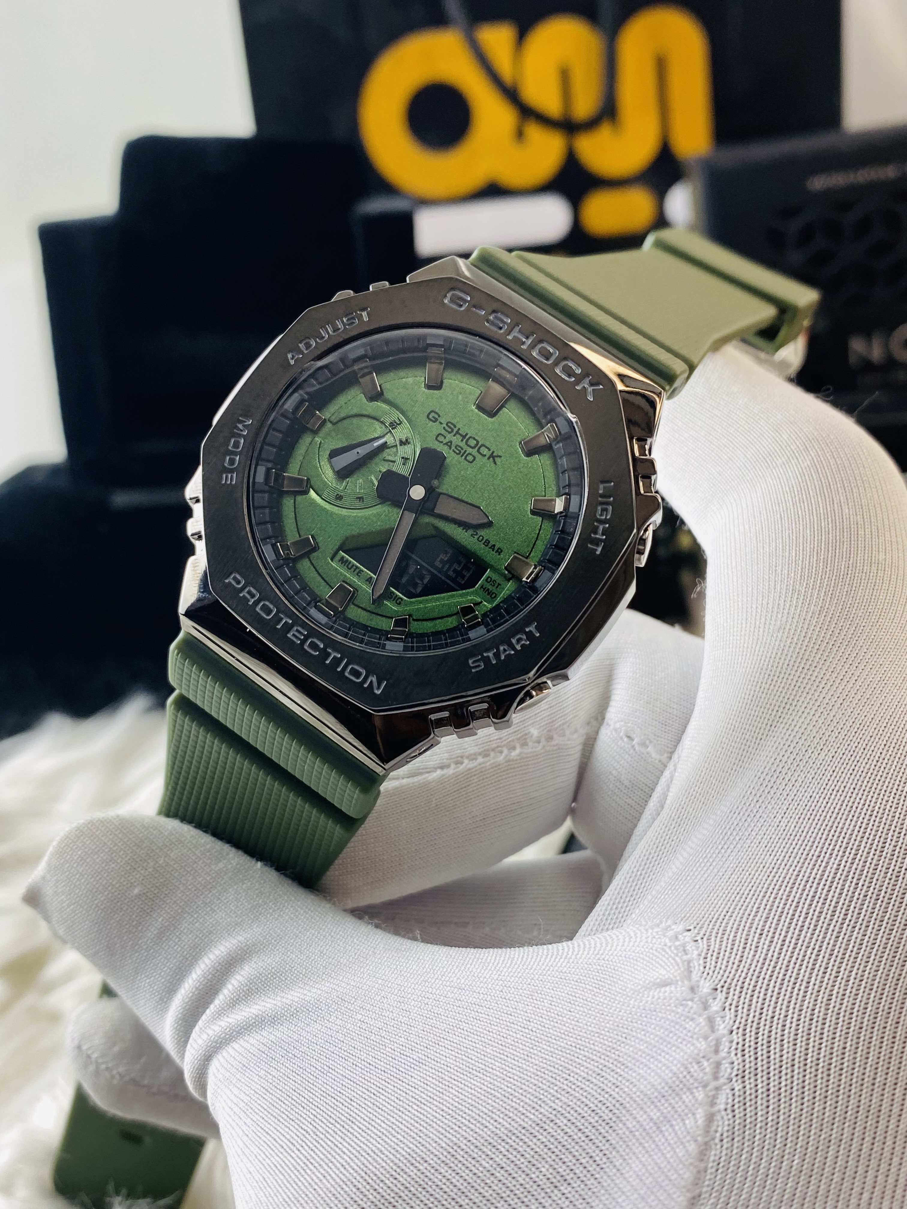 Casio G-Shock GM-2100B-3ADR || Green AA