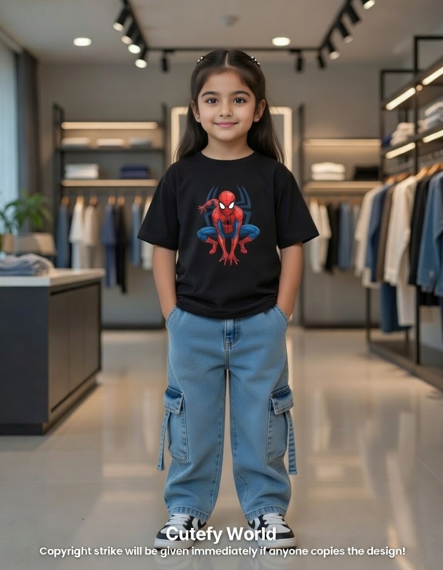 ✨Little Explorer Six Pocket Cargo Baggy Pants +T-shirts Set🔥_img_0