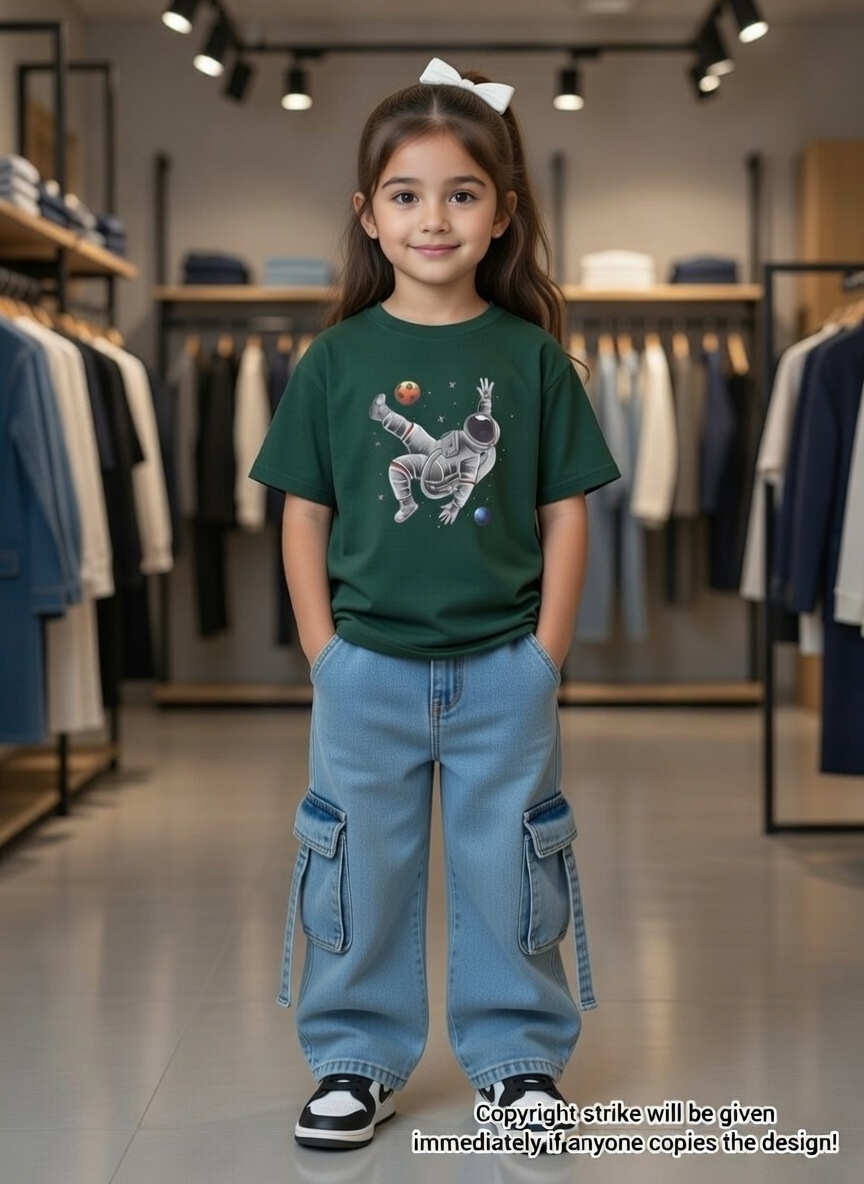 ✨Little Explorer Six Pocket Cargo Baggy Pants +T-shirts Set🔥_img_0