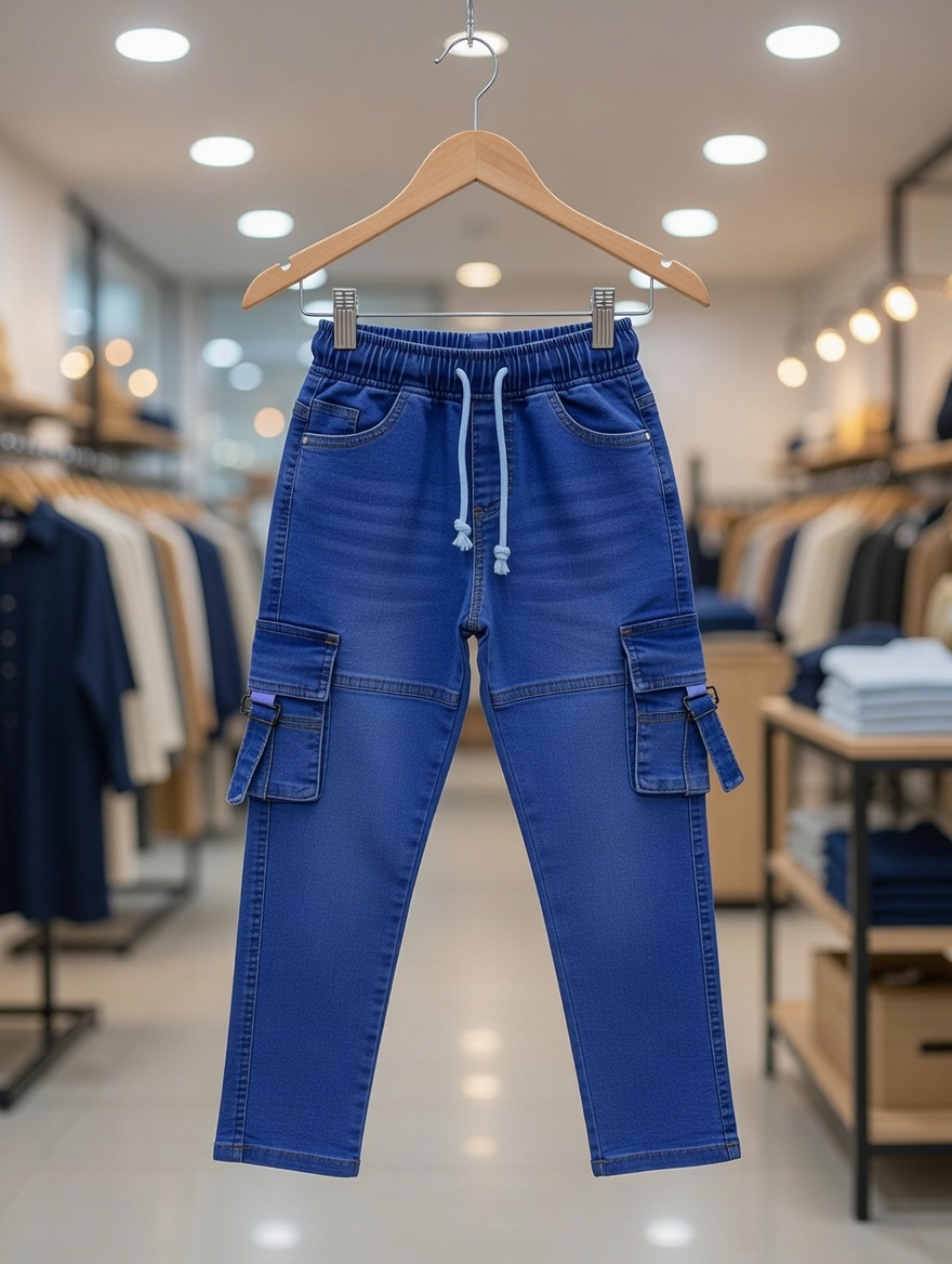 ✨Little Explorer Six Pocket Cargo Baggy Pants +T-shirts Set🔥_img_2