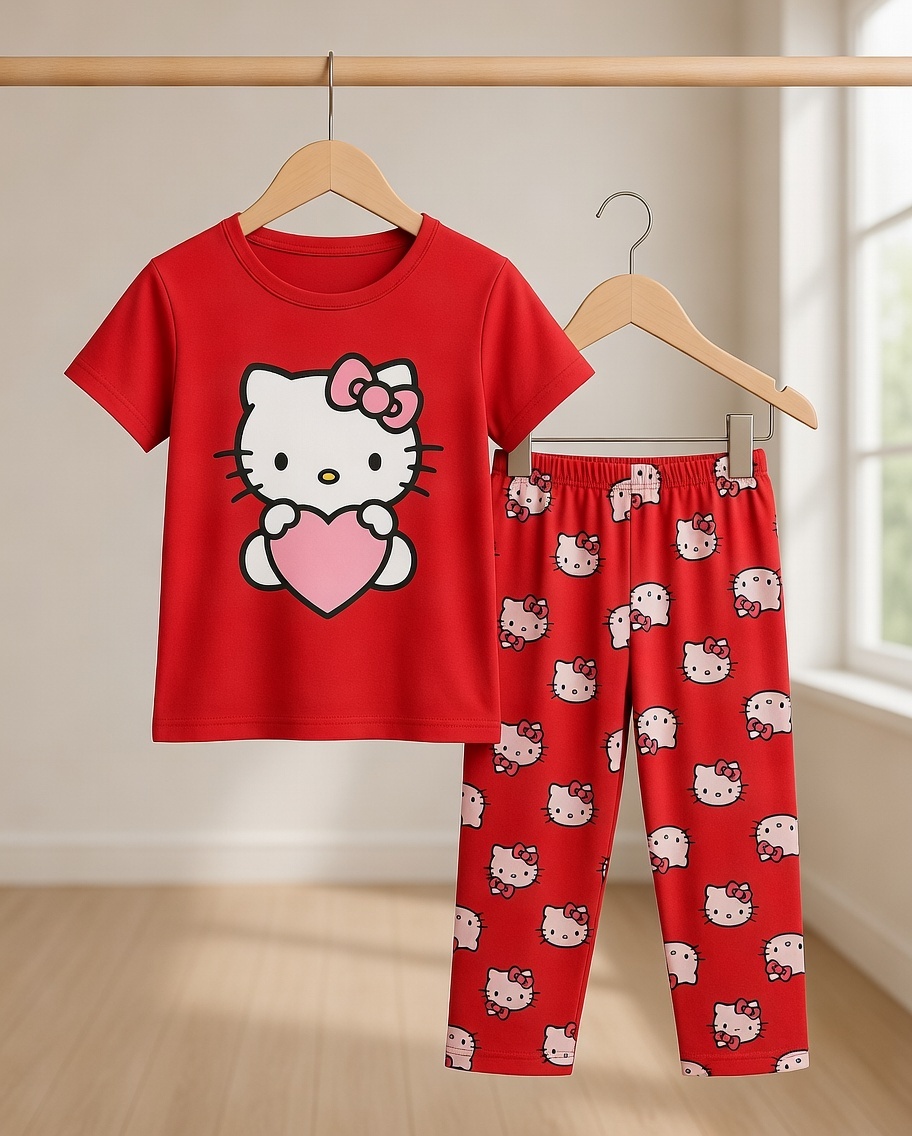 👑🔥Cute Comfort Premium Long T-Shirt Sets Princesses!👑)_img_0