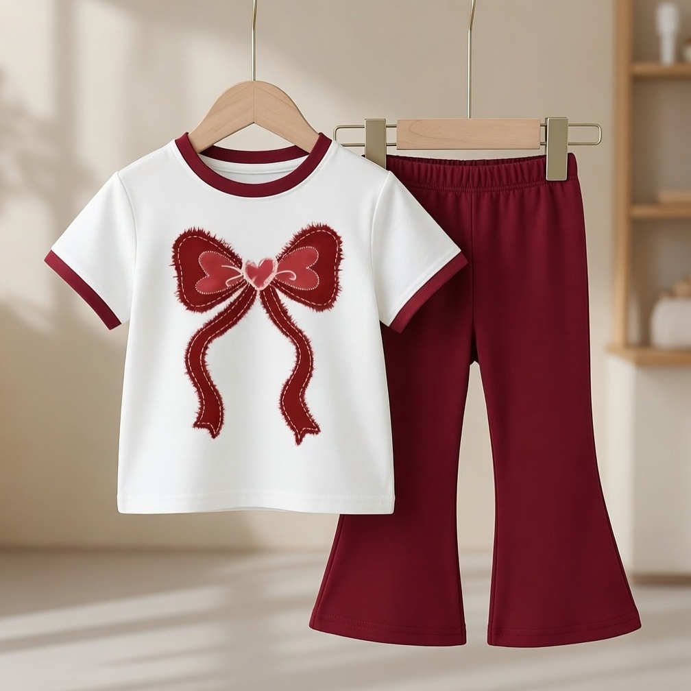 👑🔥Cute Comfort Premium Long T-Shirt Sets Princesses!👑)_img_0
