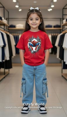 ✨Little Explorer Six Pocket Cargo Baggy Pants +T-shirts Set🔥_img_0