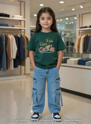 ✨Little Explorer Six Pocket Cargo Baggy Pants +T-shirts Set🔥_img_0