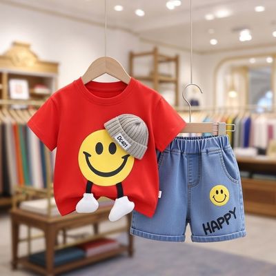 ✨Classic Comfort: Premium T-Shirt & Jeans pant Soft-StretchSet 👕✨_img_0