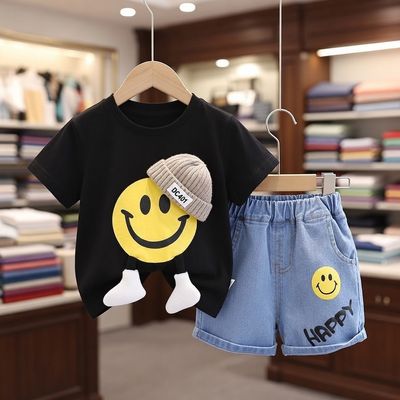 ✨Classic Comfort: Premium T-Shirt & Jeans pant Soft-StretchSet 👕✨_img_1