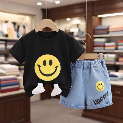 ✨Classic Comfort: Premium T-Shirt & Jeans pant Soft-StretchSet 👕✨_img_0