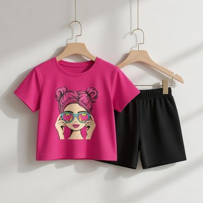 ✨ Pure Cotton Baby Fabrics Material Stylish T-Shirts set💫_img_0