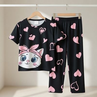 👑🔥Cute Comfort Premium Long T-Shirt Sets Princesses!👑)_img_0