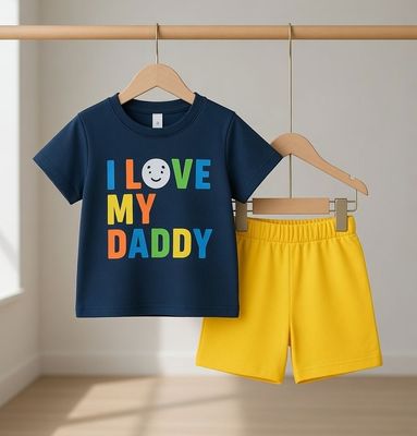 ✨ Pure Cotton Baby Fabrics Material Stylish T-Shirts set💫_img_0